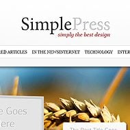 Theme Sneak Peek: SimplePress