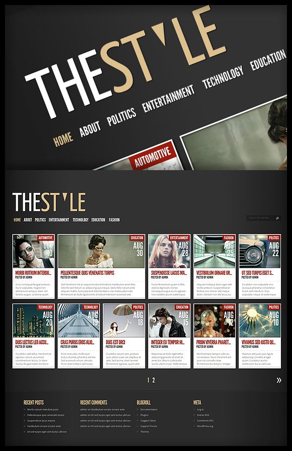 Thestyle Wordpress Theme Forum