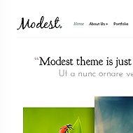New Theme: Modest