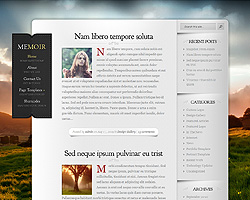 memoir theme