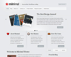 minimal theme