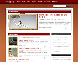 wooden theme