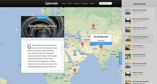 Explorable Theme