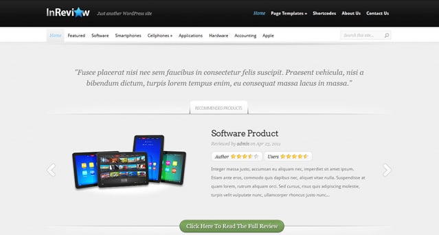 InReview theme InReview theme