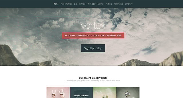 Vertex theme Vertex theme