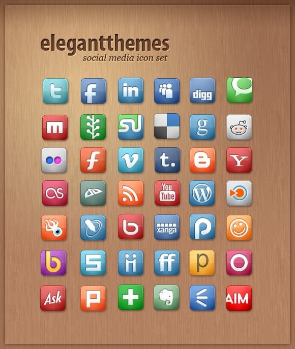 Elegant Themes Icon Pack, For Free!