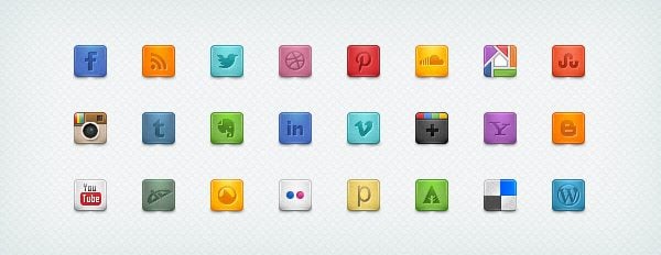 Beautiful & Free Social Media Icons