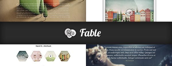 Once Upon A Time, There Was Beautiful Theme Named Fable