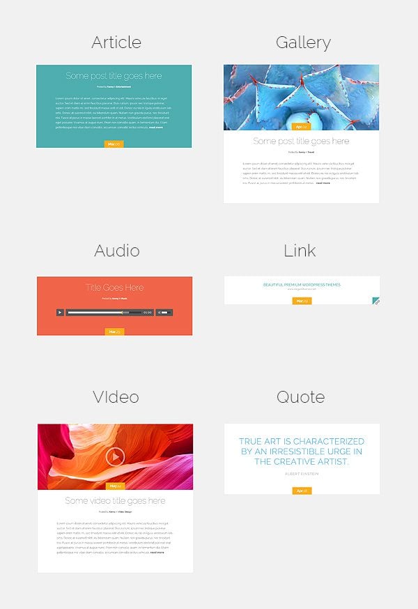 meet serene a graceful free blogging theme with post format format themes