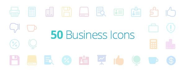 The Elegant Icon Font Just Got Better, With 50 New Business Icons