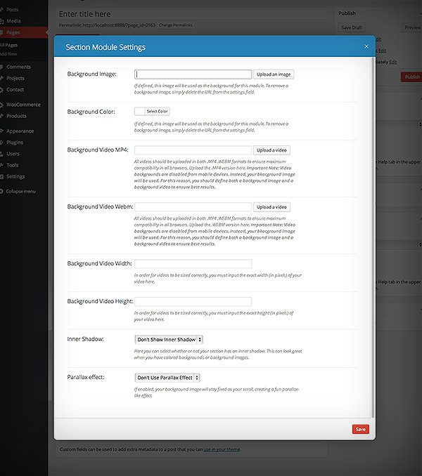 section-settings