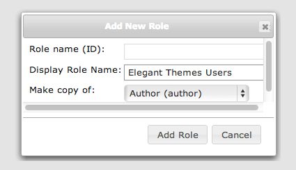 Add New User Role
