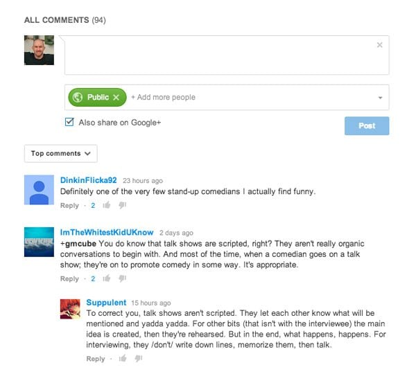 Google+ Comments