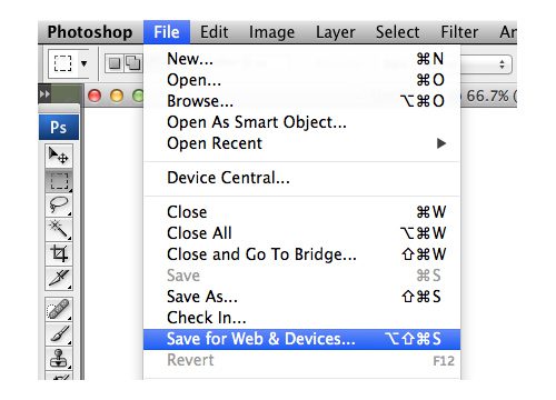 Save for Web and Devices