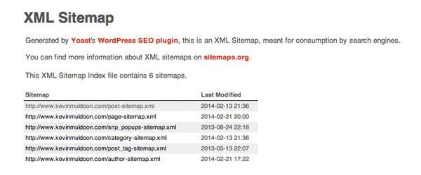 Main Sitemap