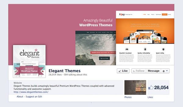 Elegant Themes on Facebook