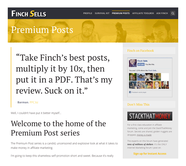 Finch Sells