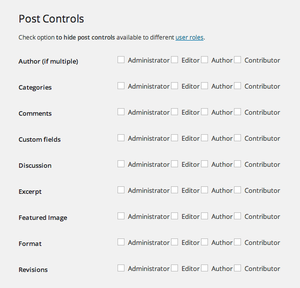 WP-CMS Post Control