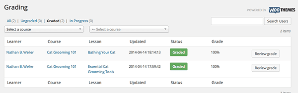 WordPress-LMS-Turnkey-Grading