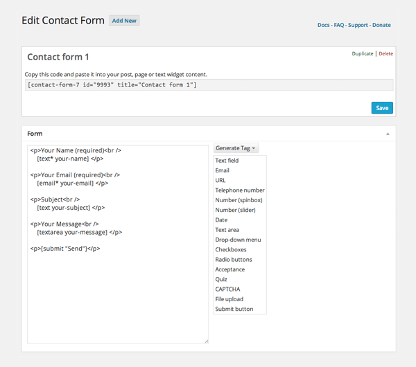 Contact Form 7
