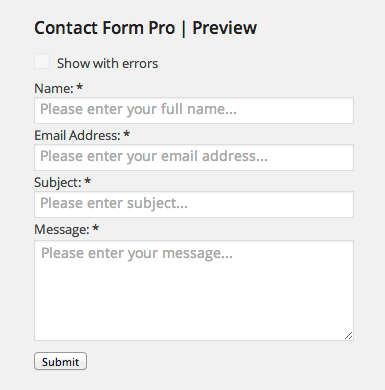 Contact Form