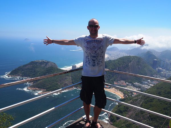 Kevin in Rio de Janeiro, Brazil