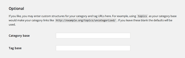 The Category and Tag Base