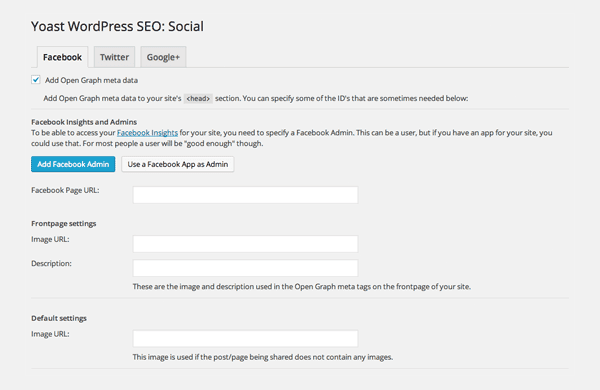 WordPress SEO Social