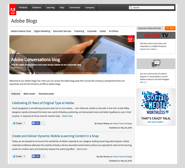 Adobe Blogs