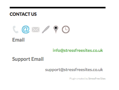 Business Contact Widget