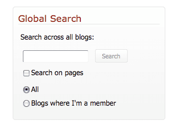 Multisite Global Search