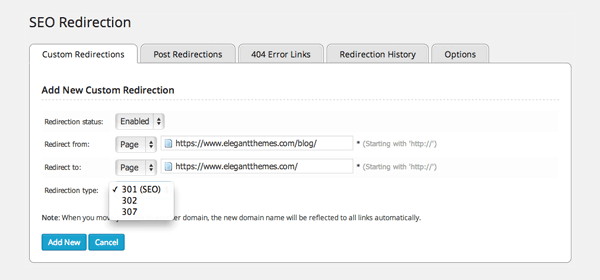 SEO Redirection Plugin