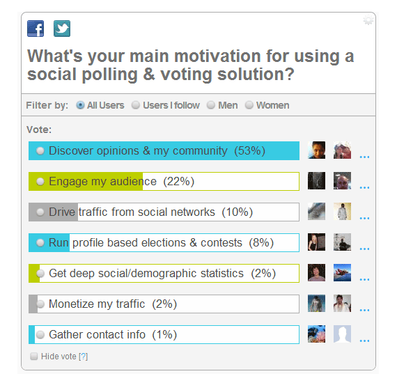 Social Polls by OpinionStage