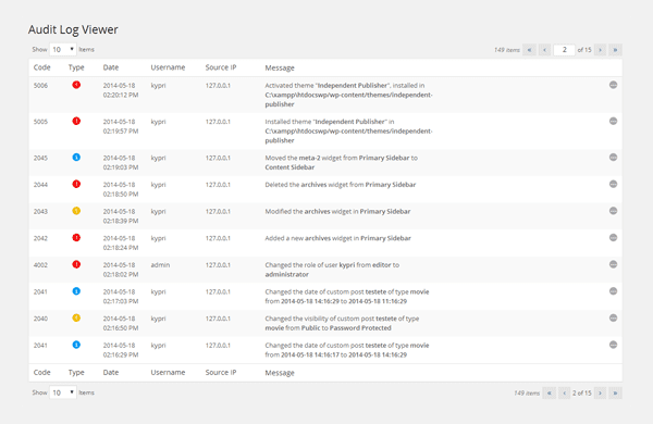 WP Security Audit Log
