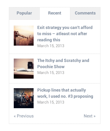 WP Tab Widget