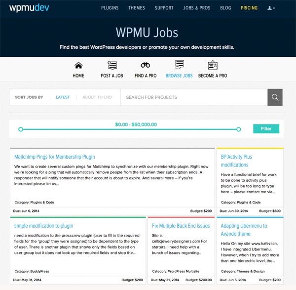 WPMUDev Job Board