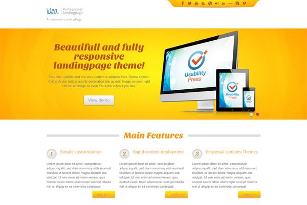 Idea Landing Page