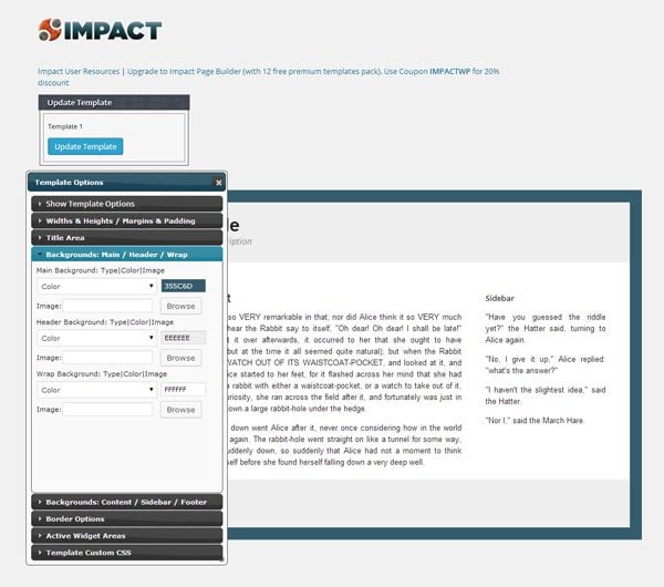 Impact Page Builder 