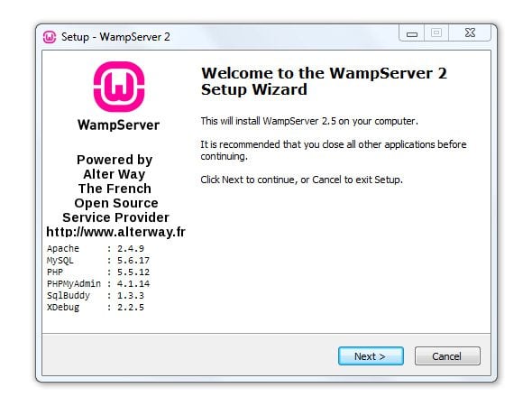 Install WAMP