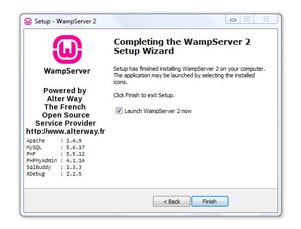 Install WAMP