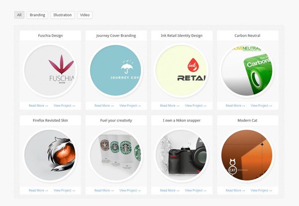 Filterable jQuery Portfolio/Gallery