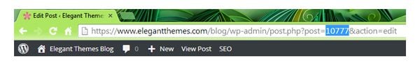 Post ID in Address Bar