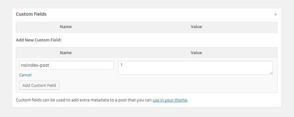 WordPress Custom Field