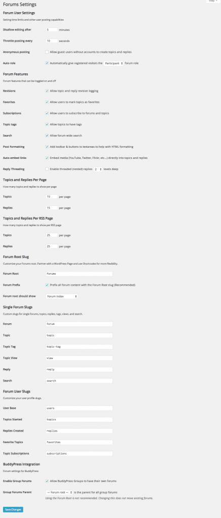 bbPress-settings