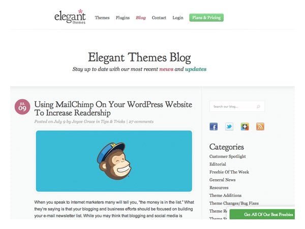 Elegant Themes Blog