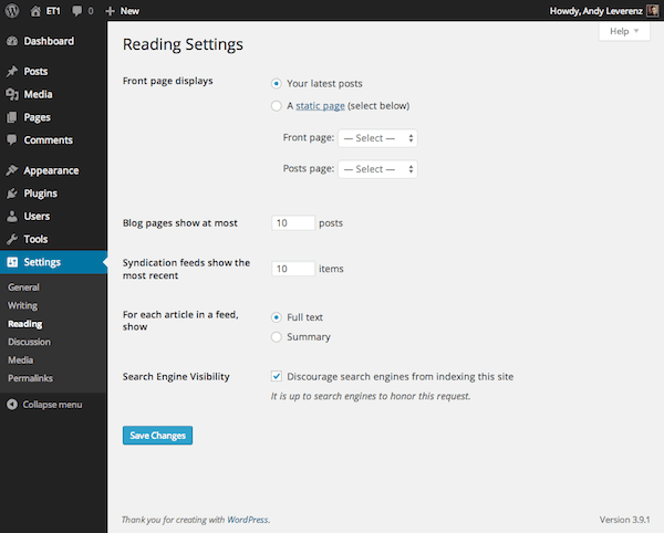 et-settings-reading