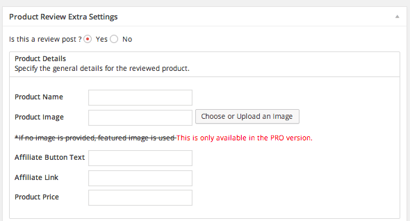 WP Product Review