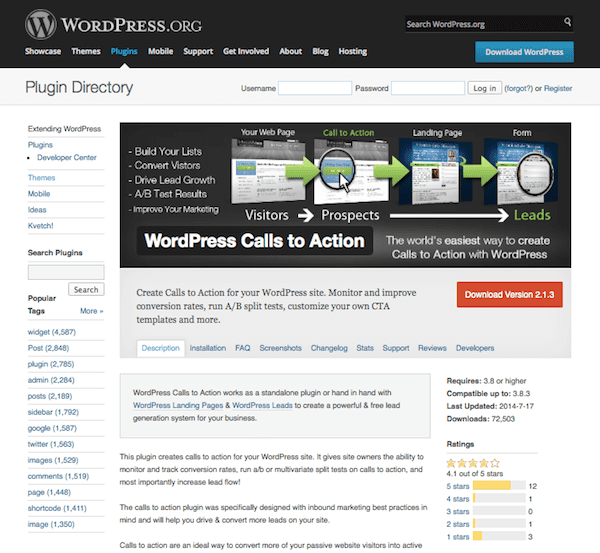 wordpress-calls-to-action