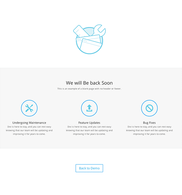 Maintenance-Divi