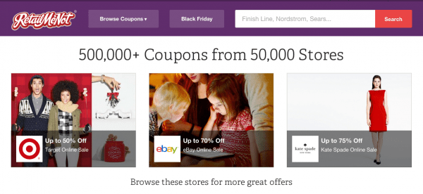 Use RetailMeNot to Find Coupon Codes for WordPress